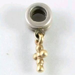 🎀Clearance🎀  14K GOLD CROSS RETIRED PANDORA CHARM